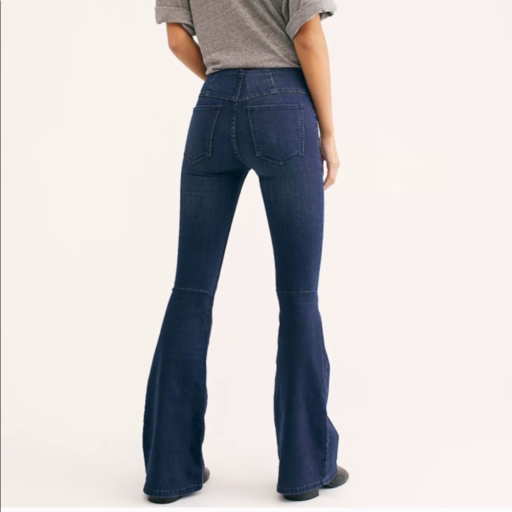 Free People Penny Pull On flare jeans